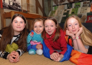 Girl Guides at Ancient House Museum. Photo Sonya Duncan