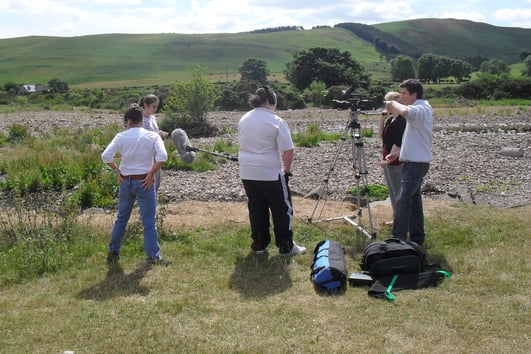 Photshoot in the Coquet Valley